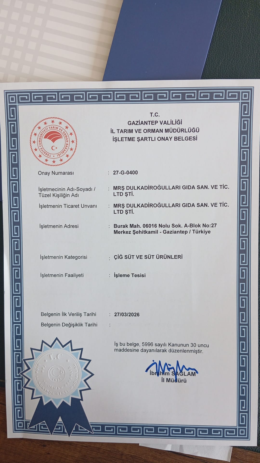 Tarım ve Orman Mudurlugu